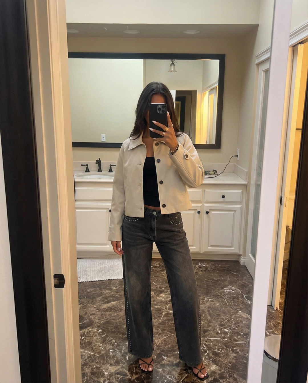 Blythe | cropped shacket women