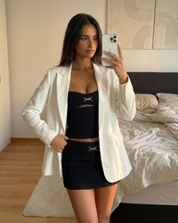 Darcy | white blazer