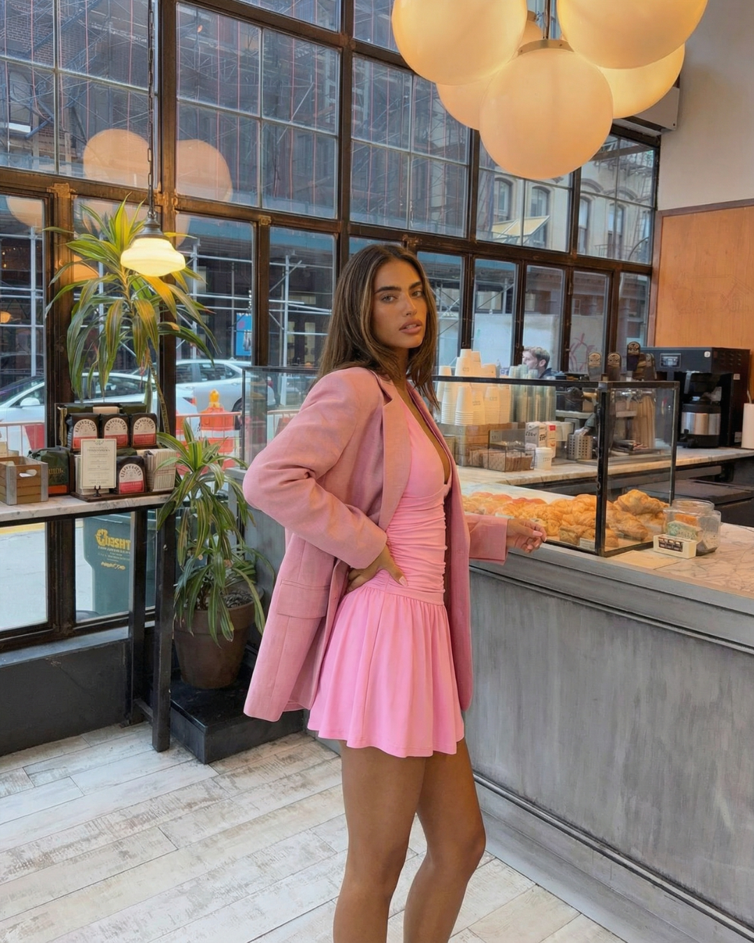 Yasmine | linen blazer