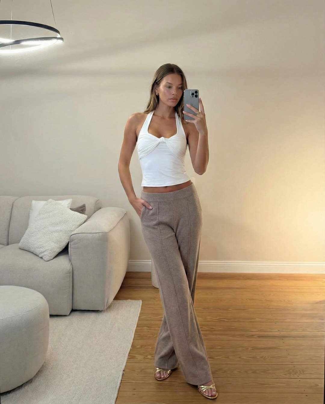 Tabitha | knitted wide leg pants