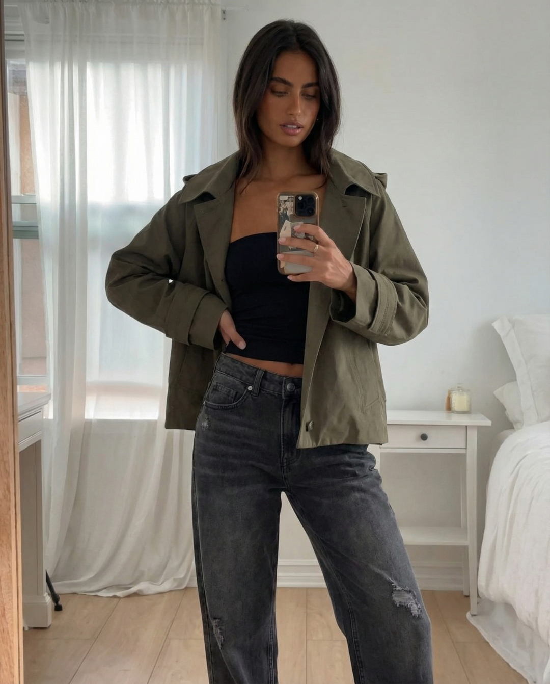 Tallulah | cropped utility jacket