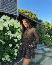 Mary | floral mini dress