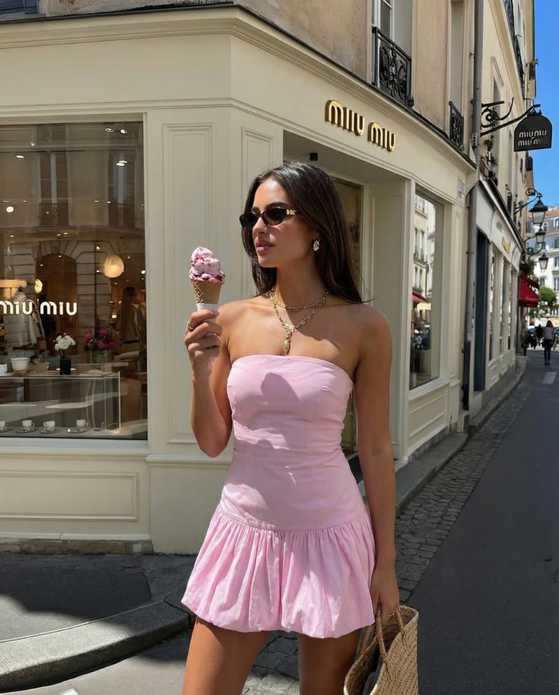 Juno | strapless summer dress