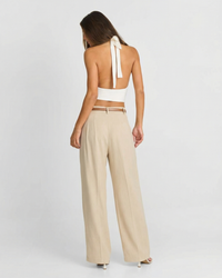 Nicole | linen wide leg pants