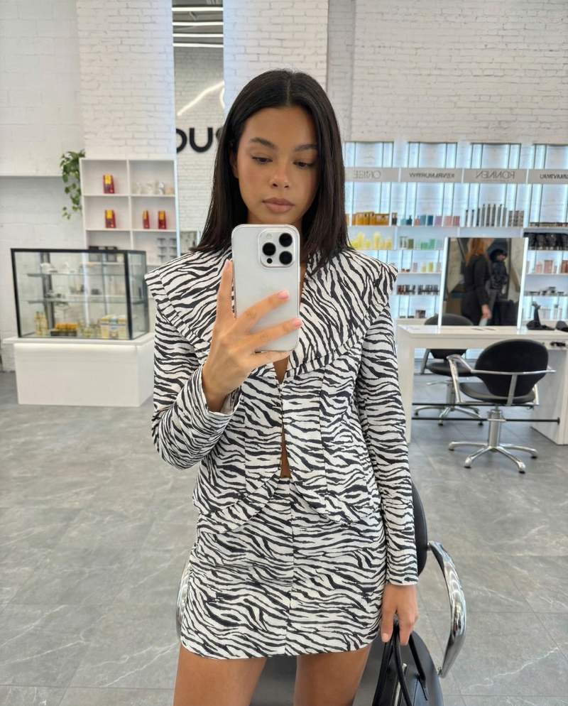 Matilda | zebra print matching set