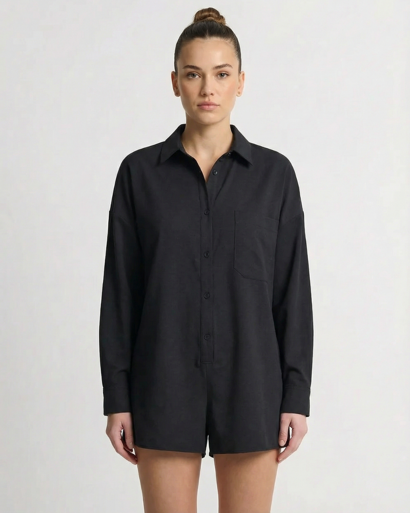 Sadie | button up romper