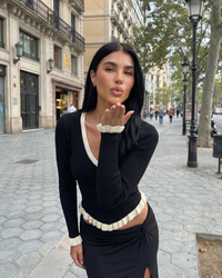 Heidi | ruffle top