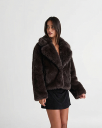 Maya | Casual Sleeveless Faux Fur Jacket