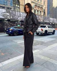 Amber | cropped trench coat