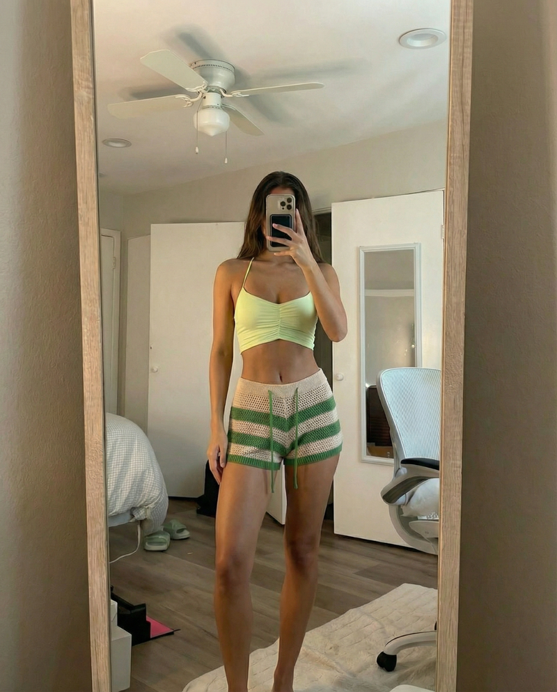 Holly | crochet shorts