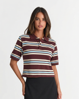 Chloe | striped crop top