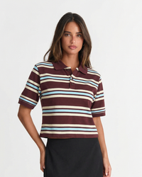 Chloe | striped crop top