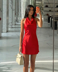 Isla | halter neck dress