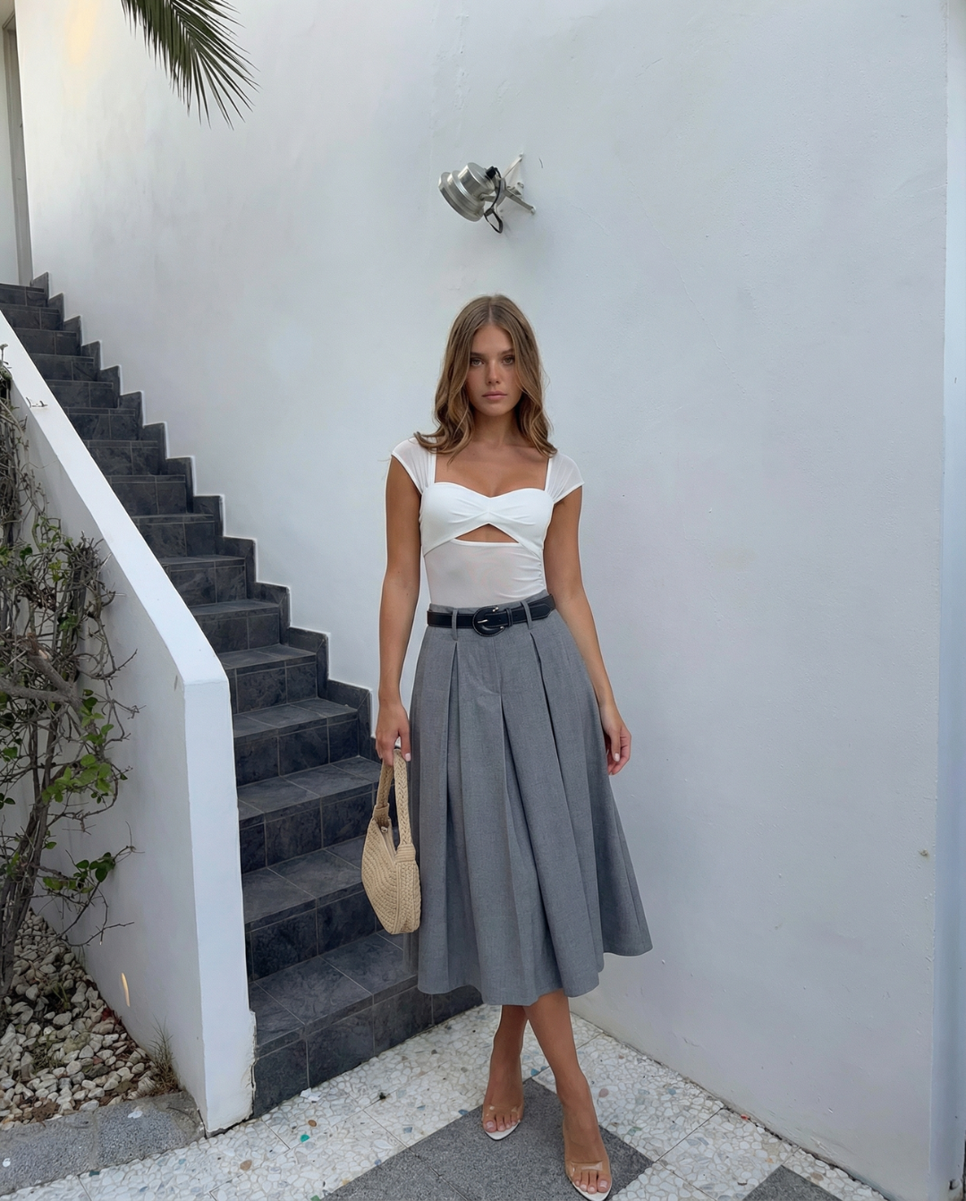 Mabel | pleated skirt
