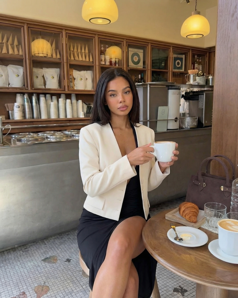 Evelyn | cropped blazer