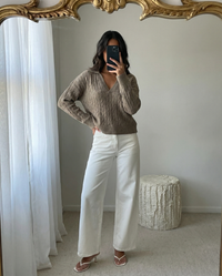 Holly | cropped knit top