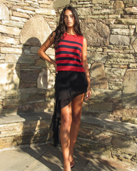Juliet | striped knit top