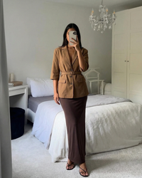 Elizabeth | linen blazer