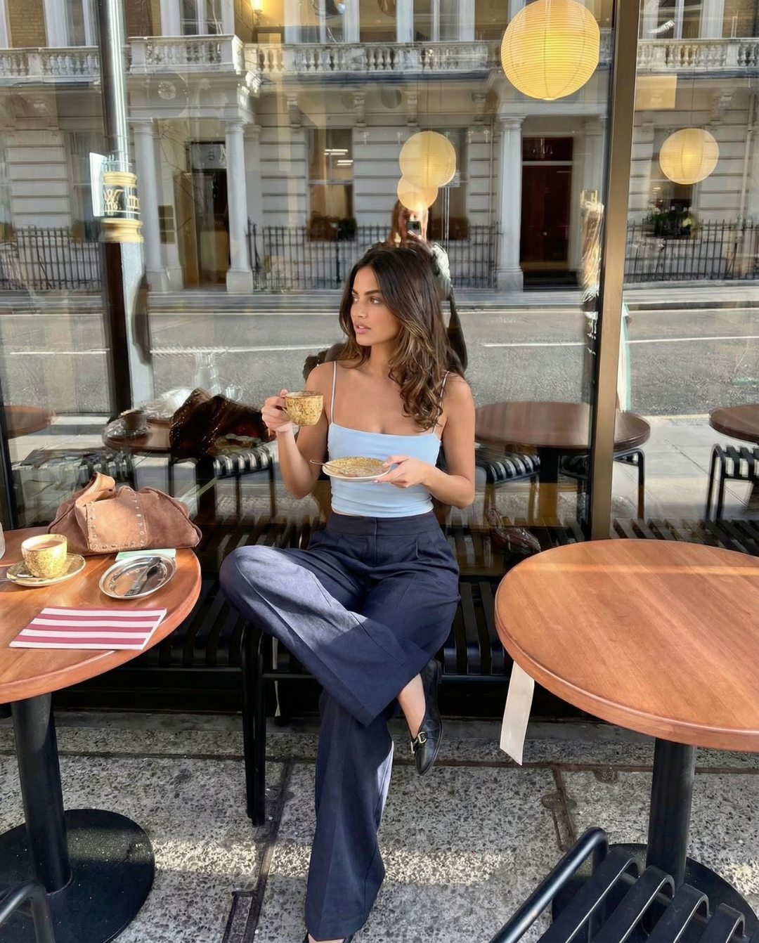 Polly | linen wide leg pants