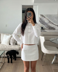 Ariella | white crop top