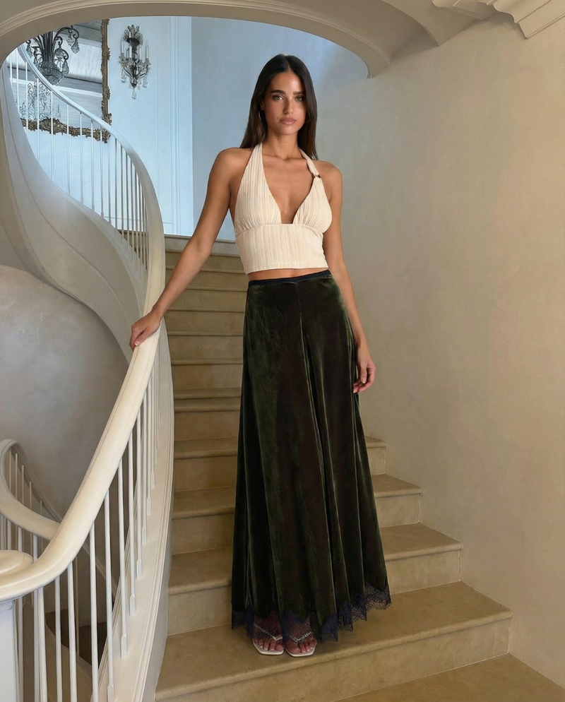 Sienna | flowy maxi skirt