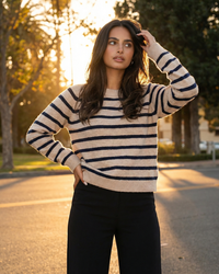 Matilda | striped knit top