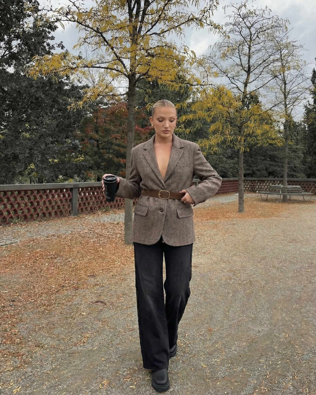 Saffron | oversized blazer