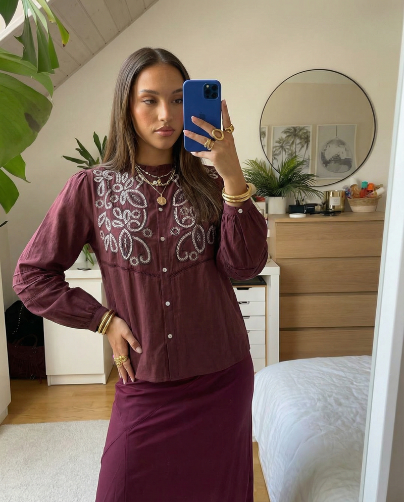 Adeline | floral blouse