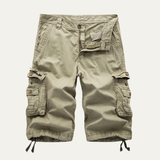 Jake | Cotton Utility Cargo Shorts with Multiple Pockets