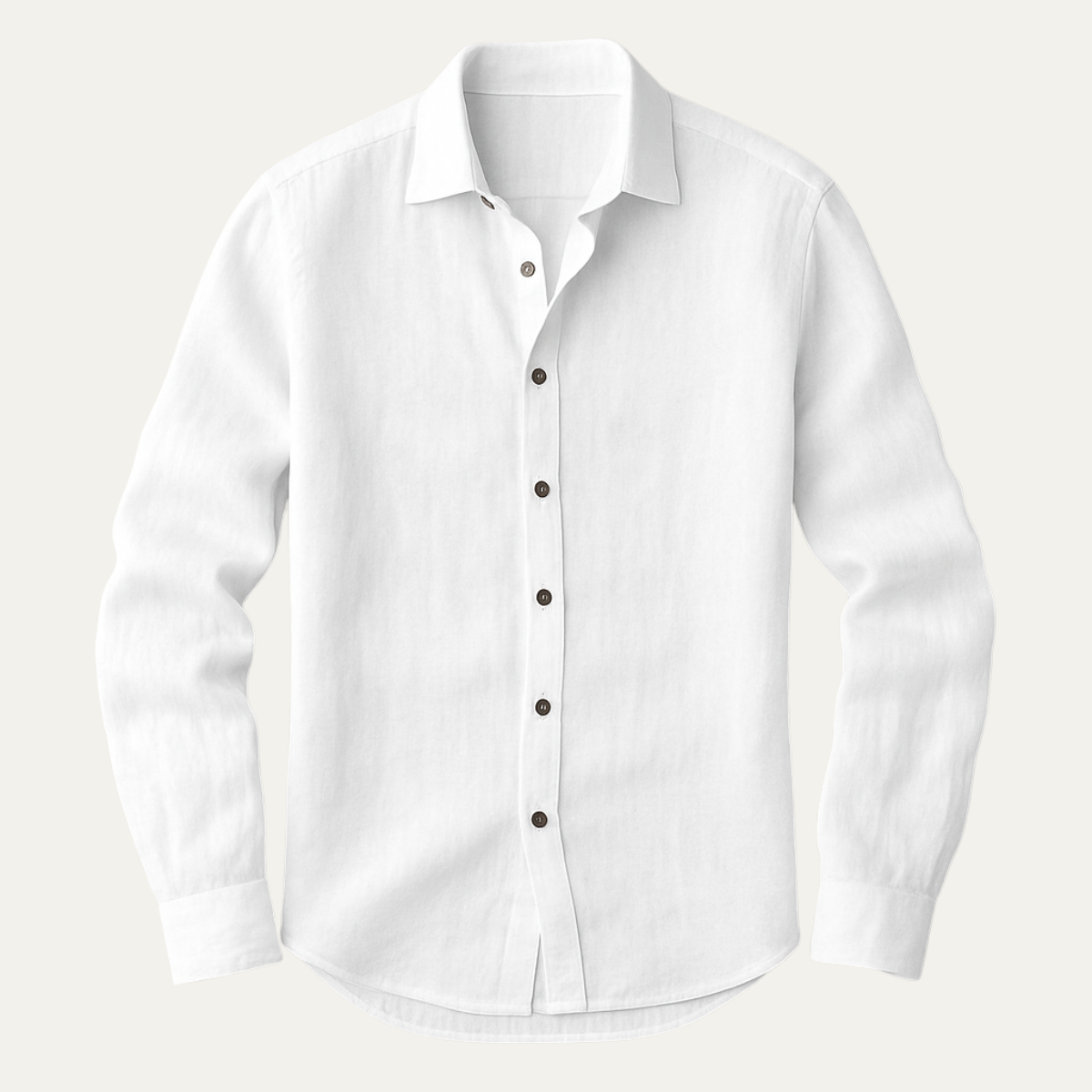Brindley linen shirt in White