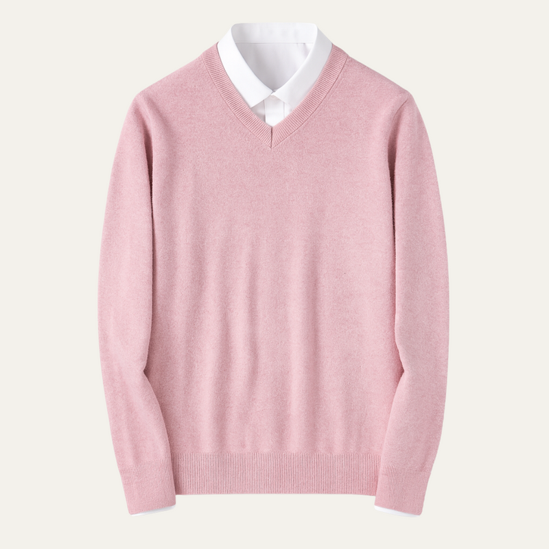 Sebastian cashmere jumper in Pink