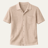 Lamont | Casual Knit Button Down Summer Shirt