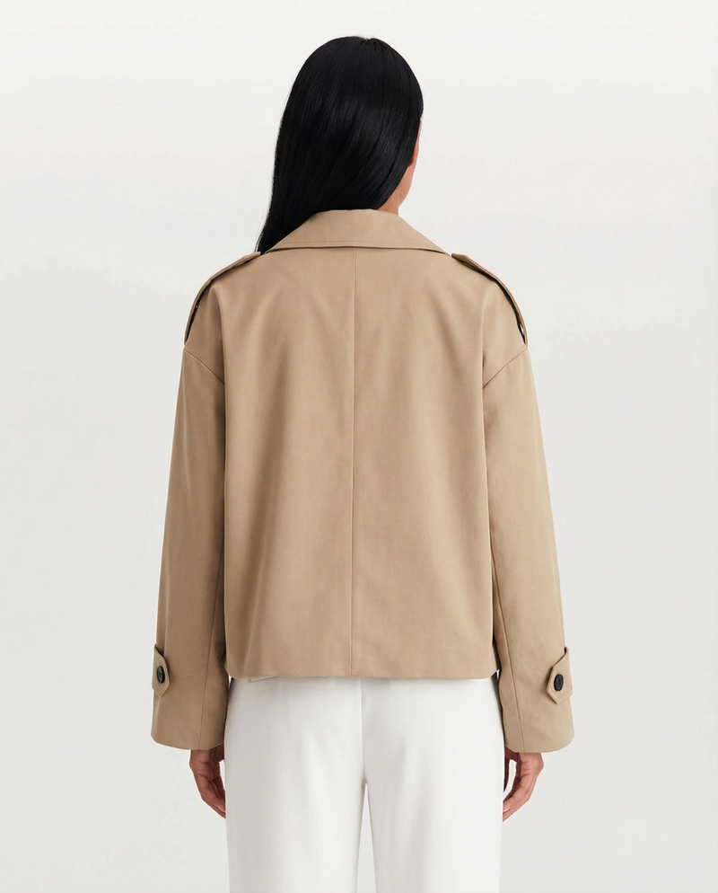 Iris | cropped trench coat