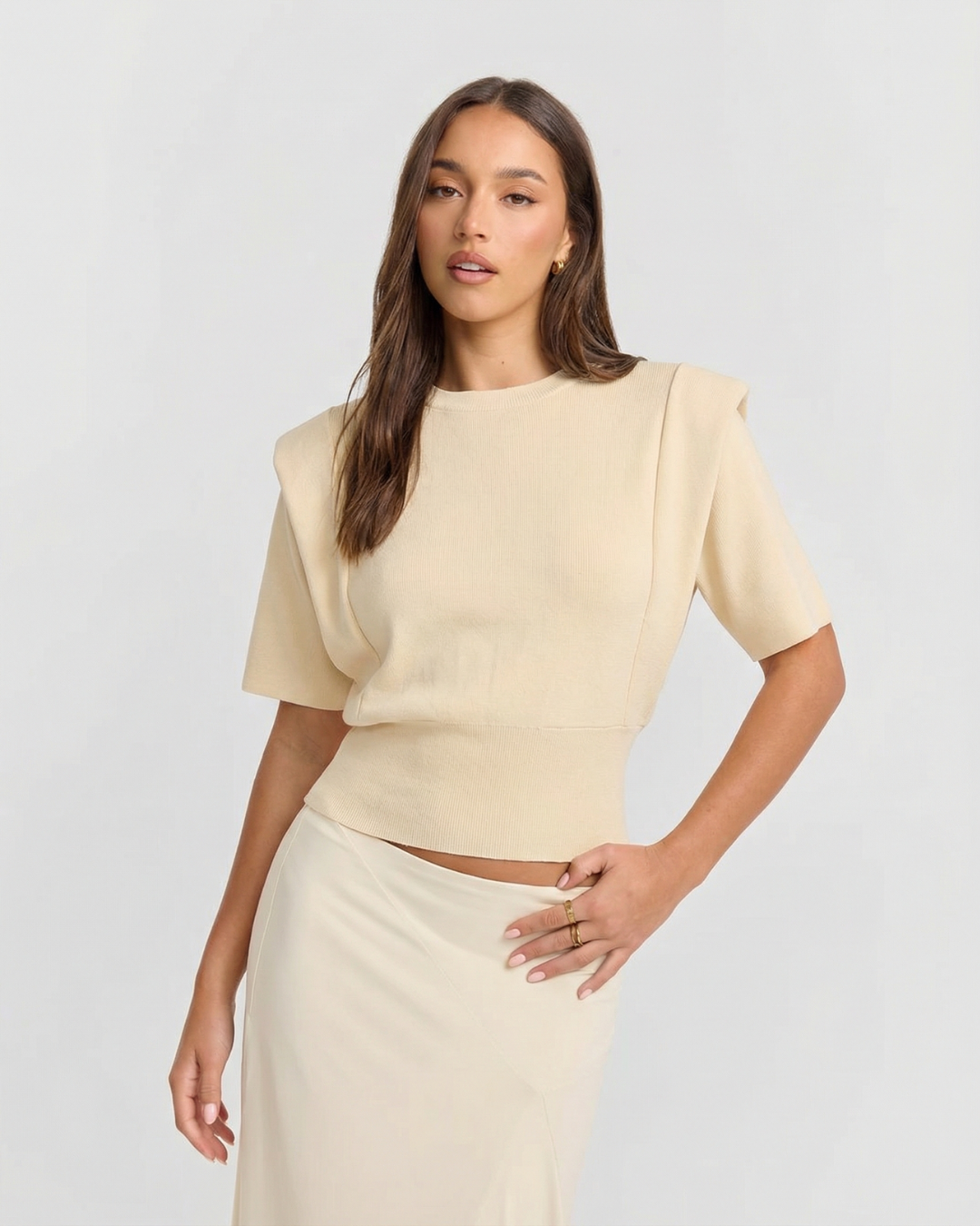 Rose | puff sleeve top