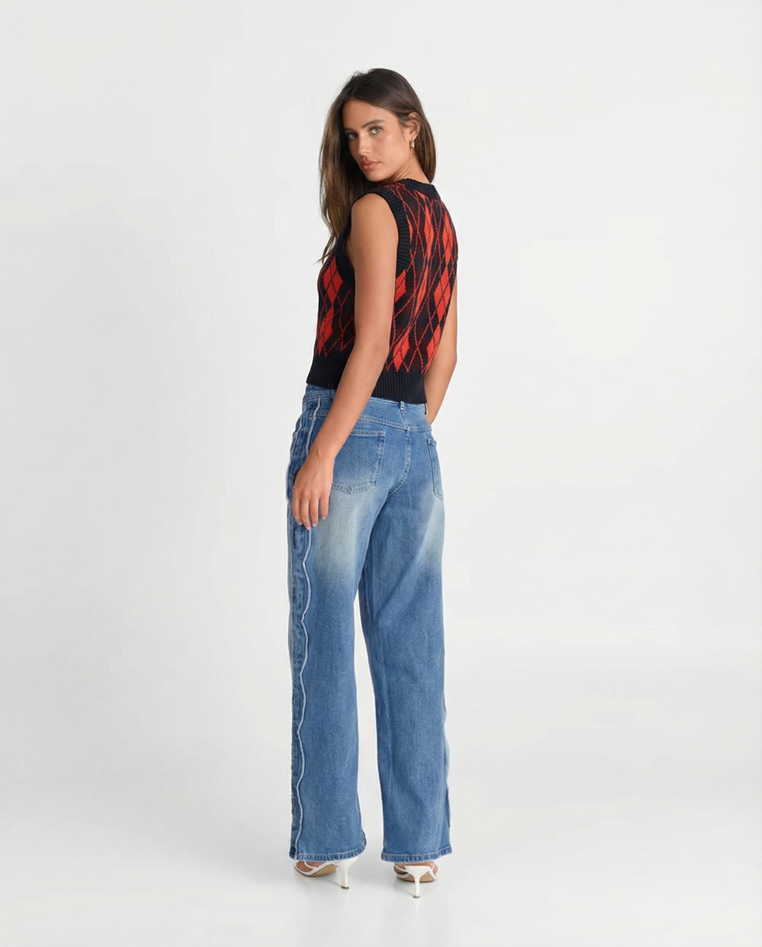Cara | argyle vest