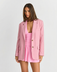 Yasmine | linen blazer