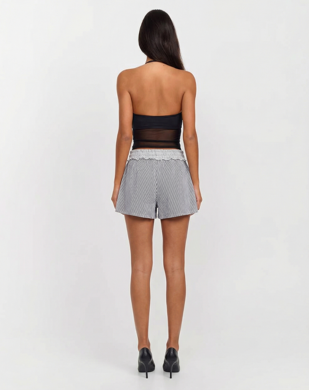 Stella | striped drawstring shorts