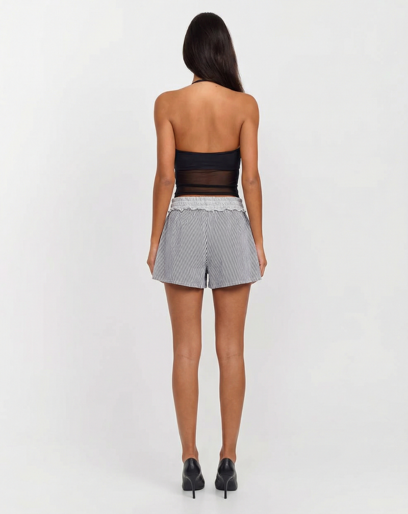 Stella | striped drawstring shorts