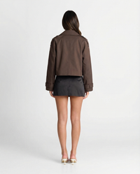 Adeline | cropped trench coat
