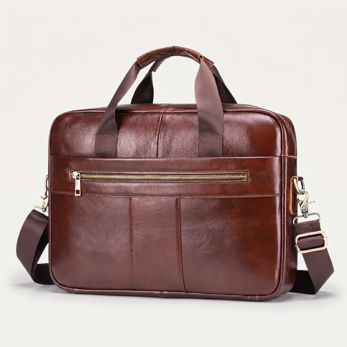 Hargrave genuine leather business shoulder bag