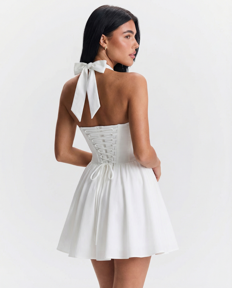 Elspeth | halter neck dress