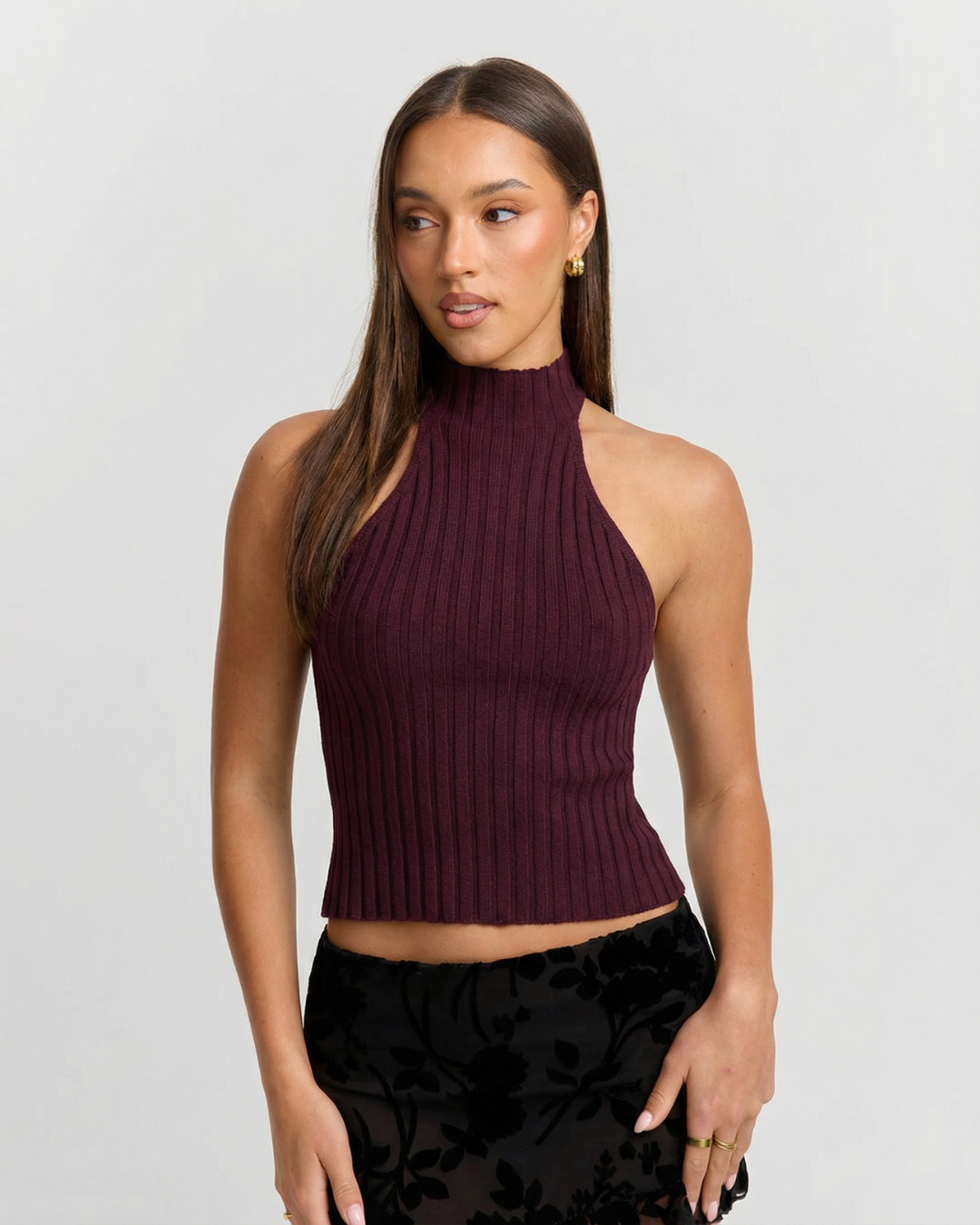 Cleo | halter neck crop top