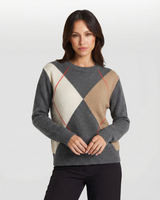 Celeste | argyle knit sweater