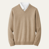 Marvin | 100% Cashmere V-Neck Jumper for Men
