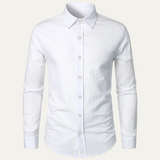 Milo | Cotton Linen Look Summer Business Shirt