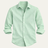 Carl | Men's Classic Striped Button Up Long Sleeve Shirt