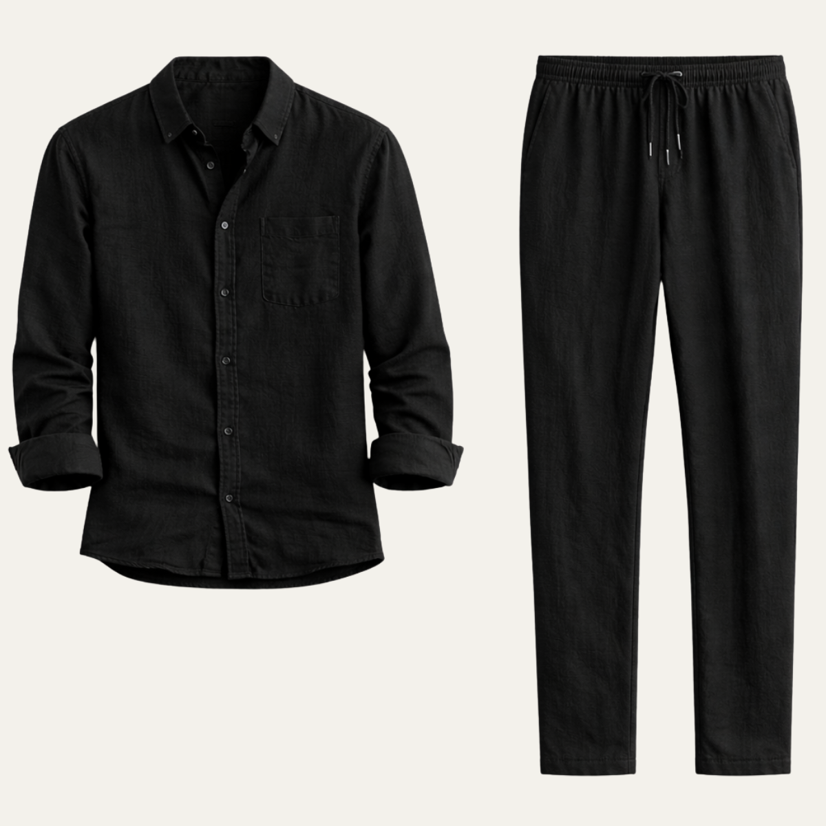 Otto | Men's Summer Shirt and Trousers Two-Piece Set