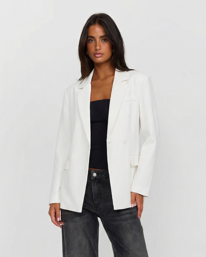 Elise | white blazer