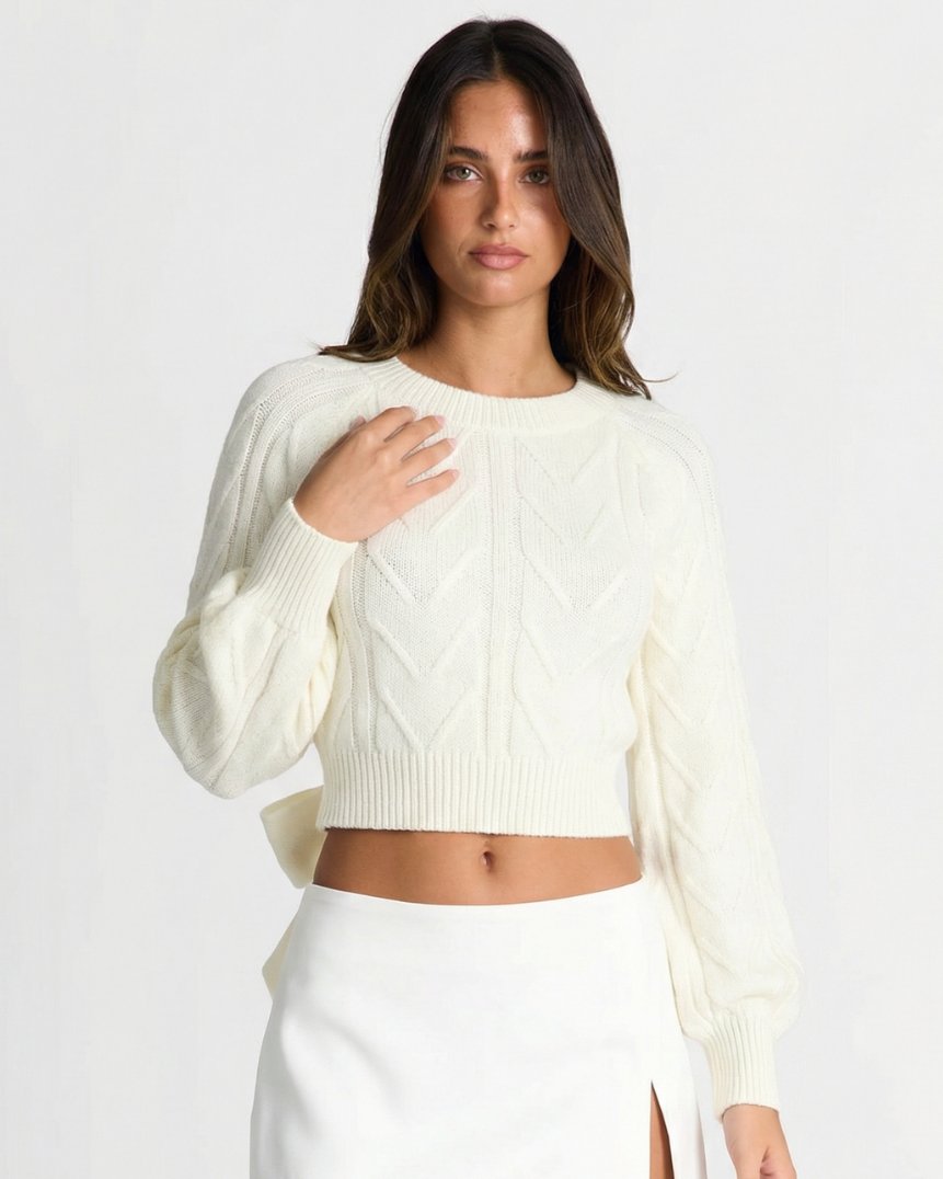 Betsy | cropped knit top