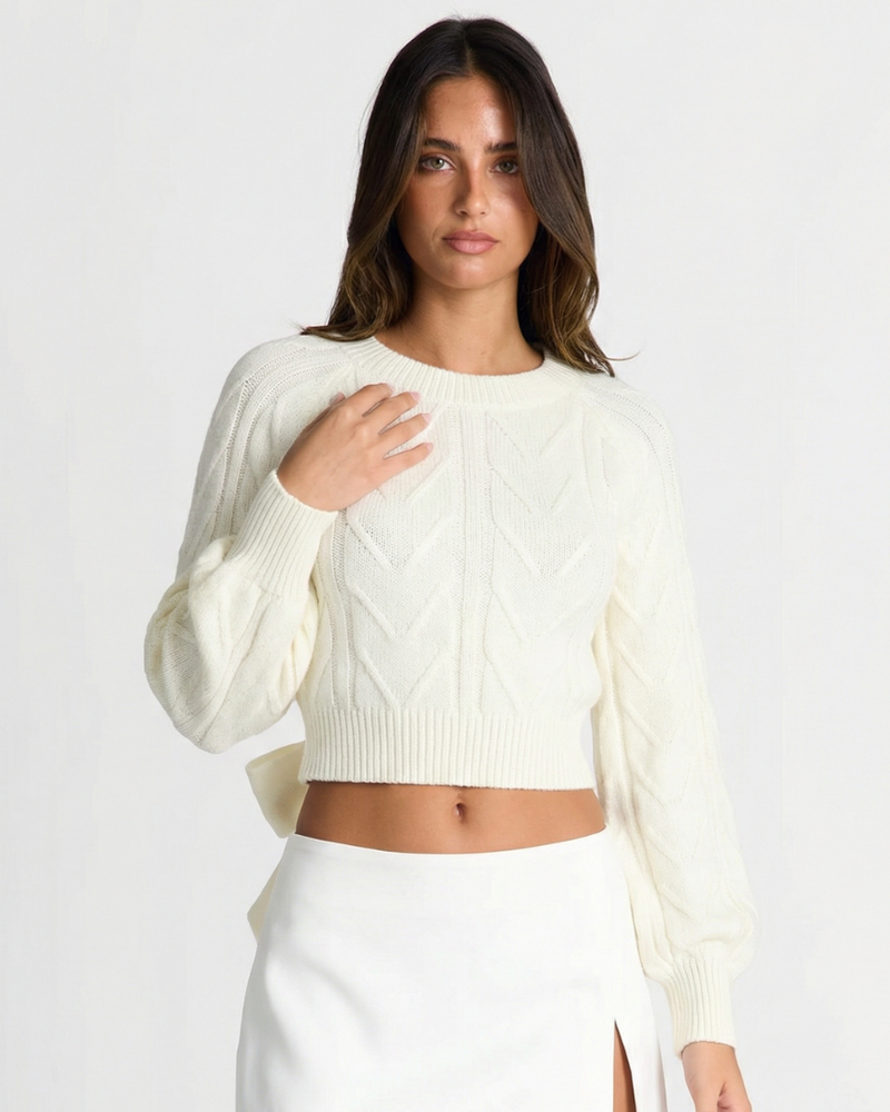 Betsy | cropped knit top